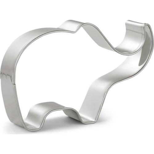 KENIAO Elephant Cookie Cutter for Baby Shower & Birthday Biscuit / Fondant / Pastry / Sandwiches Cutter - Stainless Steel