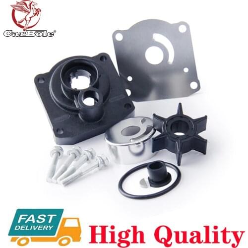 Water Pump Impeller Repair Kit Fit for Yamaha F25 25hp & TWO STROKE C30 1993 1994 1995 1996 1997 4 Strokes 61N-W0078-11-00