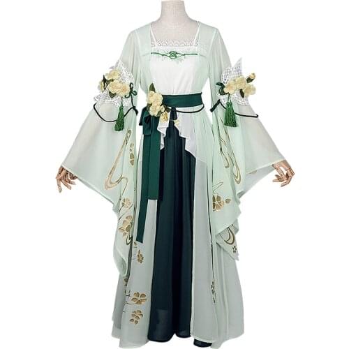 Game Ni Shui Han Cosplay Costume Chun Liu Chui Luo Hanfu Dress Stage Performance or Cosplay Costume Halloween Outfit For Women