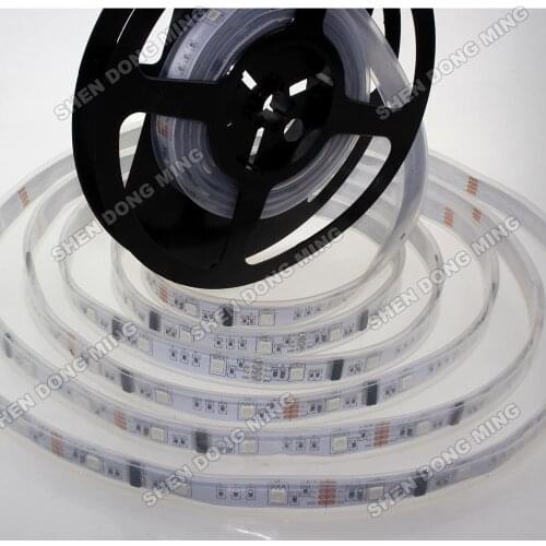 HOT LPD6803 ic Led Pixel Strip 5Meter 5050SMD RGB 10IC/M 30Leds/M Tube Waterproof led tape Full Colors Outdoor Decoration