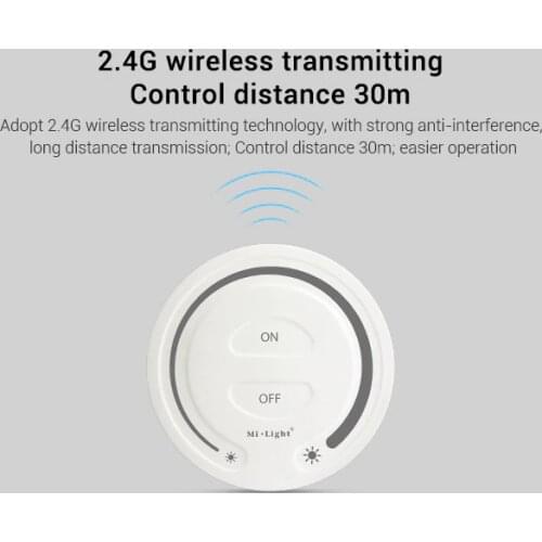 Milight FUT087 2.4G wireless Touch Dimming Remote Dimmer Adjust Brightness LED Controller For Mi light led lamp lights product