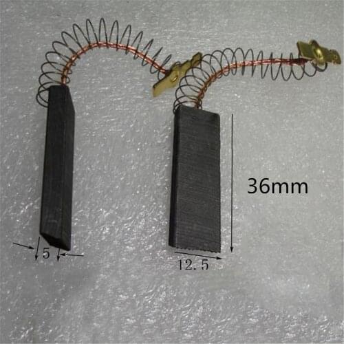 2pcs Motor Carbon Brushes for Bosch / NEFF / Siemens Washing Machine Replacement 36x12.5x5 mm Motor Carbon Brushes Accessories