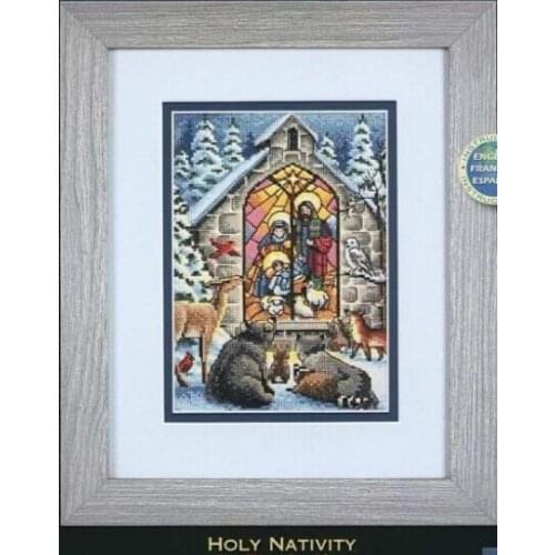 14/16/18/27/28 Beautiful Lovely Counted Cross Stitch Kit Holy Nativity The Birth of Christ Jesus Religion God dim 08787