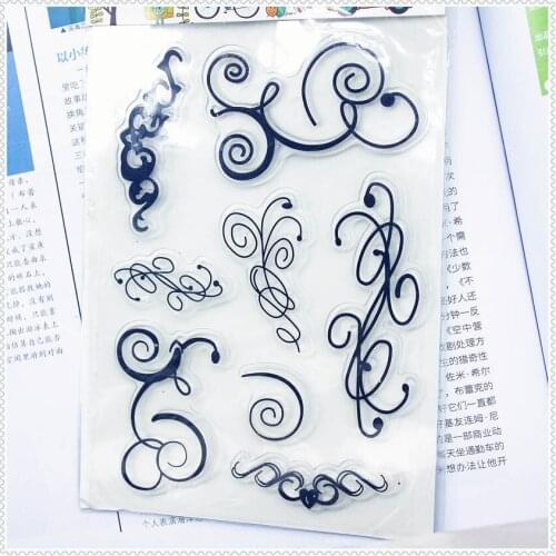 PANFELOU 11.3*15.56cm Bud series Transparent Silicone Rubber Clear Stamps cartoon for Scrapbooking/DIY wedding album