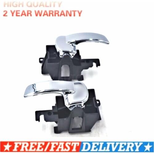 PAIR Inner Door Handle Left + RIGHT Side for NISSAN NAVARA PATHFINDER 80671-4X02B 80671-4X00A 80670-4X02B 80670-4X00A