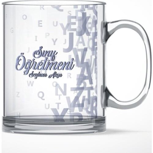 Personalized Class Teacher Glass Mug Cup-5