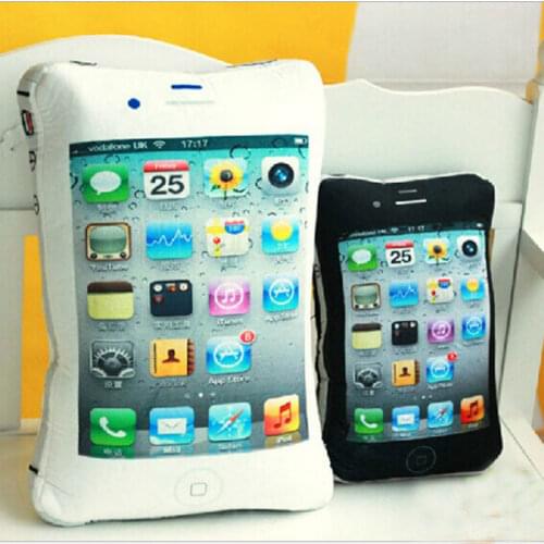 Plush Decorative Cushions Apple Iphone Pillow Stuffed Doll Soft Toy Cotton Soft