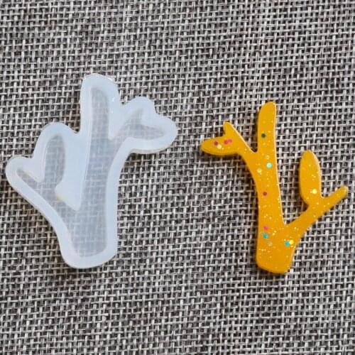 DIY Twig Chocolate Cookies Mould Embossed Silicone Cake Mold Biscuits Fondant Baking Cake Jewerly Decorating Tool