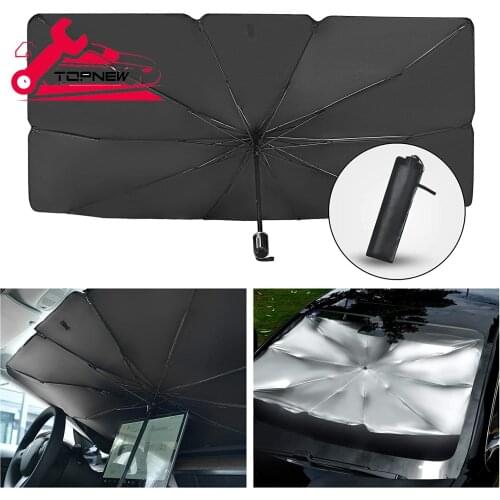Foldable Car Windshield Sun Shade Umbrella-Sunshade Cover UV Block Car Front Window for Auto Windshield Covers Trucks Cars