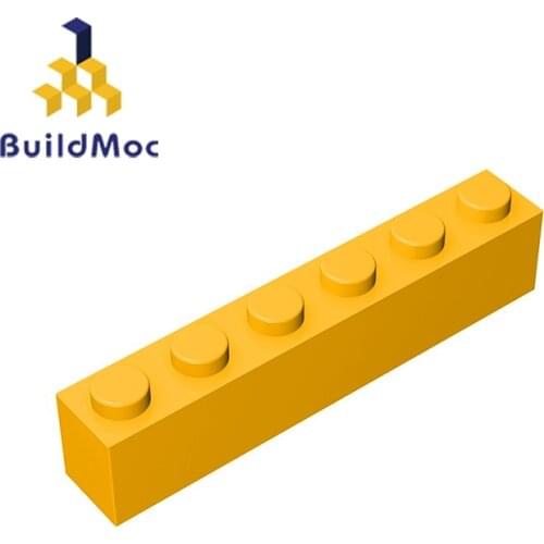 BuildMOC Compatible Assembles Particles 3009 1x6For Building Blocks Parts DIY LOGO Educational Creat