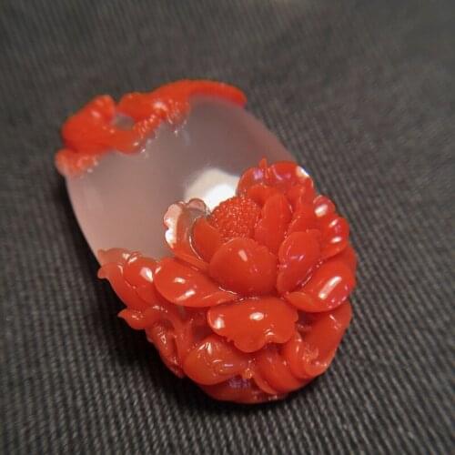 Sichuan tourmaline blossoms and is rich] south red agate of Baoshan material, Yunnan Province