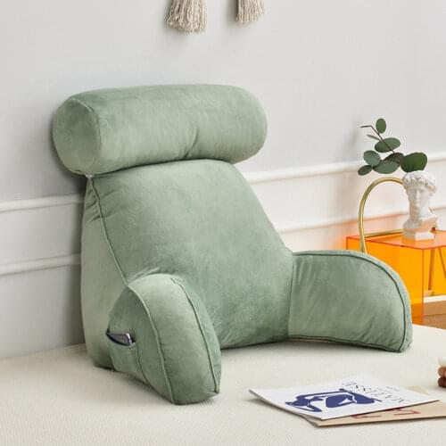 All Season Reading Pillow Office Sofa Bedside Back Cushion Bed Lumbar Support Cushions Backrest Backs Rest Pain Relief Pillows