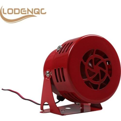 1 Pcs Car Air Raid Siren Horn Electric 12V 105dB Sound Alarm Loud Fire Security Rescue For Car Truck Motorcycle Bicycle