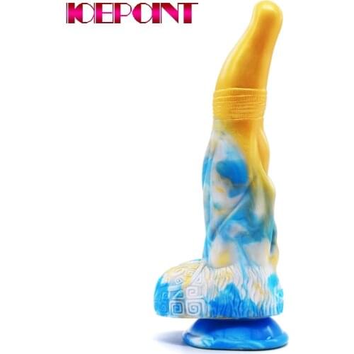 25*5.3cm Super Long Animal Anal Dildos Sex Toys For Women Men Lesbian Couples Erotic Sex Products Butt Plug Big Penis Anus Plug