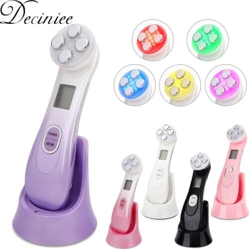 5 In 1 RF&EMS Skin Tightening Machine Face Lifting for Wrinkles Removing Body Skin Spa for Fine Neck Lines Skin Loosen Skin Care