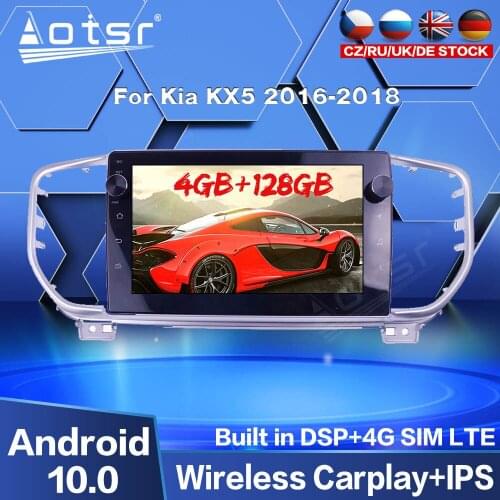 Android Multimedia For Kia KX5 2016 2017 2018 Car GPS Navigation Radio DVD Video Player Audio 128GB Screen Carplay Auto Stereo