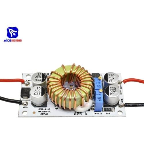 DC-DC 8.5V -48V to 10 -50V 10A 250W Adjustable Boost Converter Step Up Constant Current Constant Voltage Power Supply Module