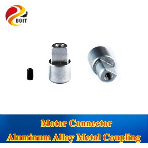 DOIT Aluminum Alloy Metal Coupling Motor Connector for Arduino Tank Chassis Crawler