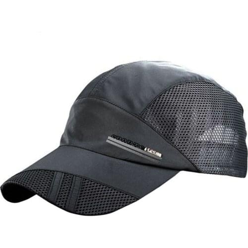 Casual Tennis Cap Good Quality Summer Breathable Mesh Baseball Cap Sport Quick Drying Hats For Men Cool Guy Fashion Sports Cap