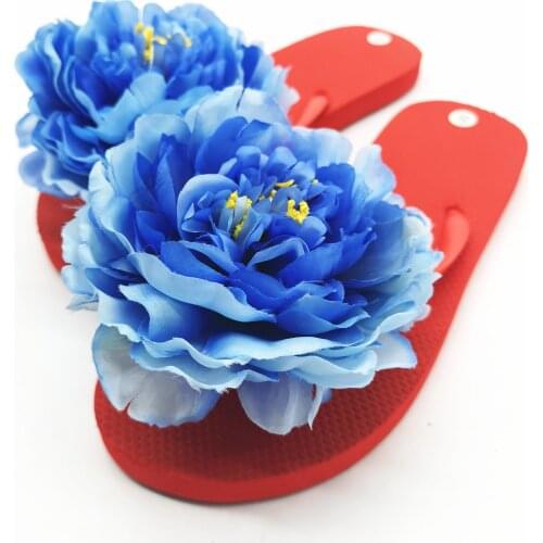 HAHAFLOWER sweet flower sandals summer women shoes thong slippersflatsandal flip flops handmade holidays beach