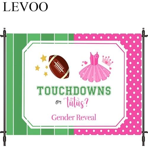 LEVOO Photography Backdrop Gender Reveal Spot Stripe Birthday Prop Fabric Photography Backdrop Photocall Photobooth