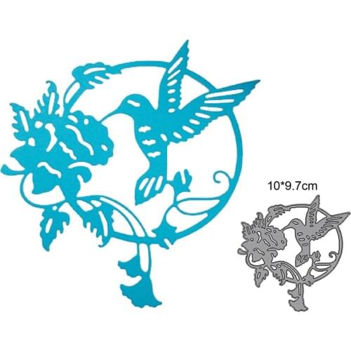 Metal Cutting Dies Cut Mold Bird Flower Wreath Decoration Scrapbooking dies Paper Craft Knife Mould Blade Punch Stencils dies