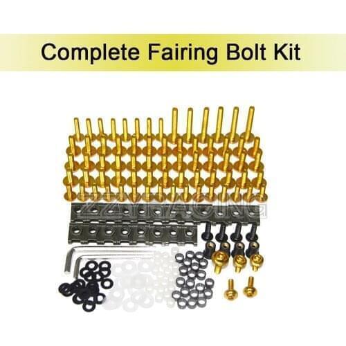 Motorcycle Fairing Aluminum Fasteners Bolts For Yamaha YZF-600 R6 1998 - 2017 99 00 01 02 03 Motorcycle Installation Bolts Kit