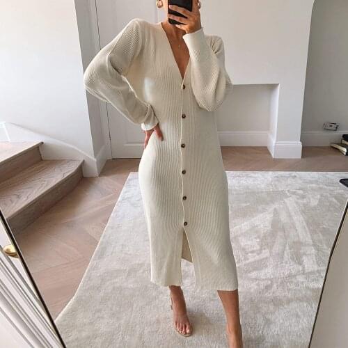 MOXFCIZO Fashionable Knitted Dresses