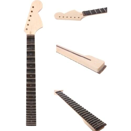 Full scalloped Guitar Neck 22fret 25.5inch maple wood unfinished electric guitar replacement