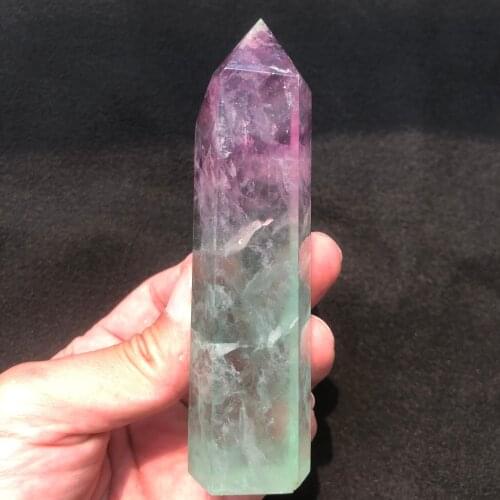 Natural Crystals Quartz Clear Fluorite Tower Point Energy Reiki Stones Room Home Office Aquarium Decoration Accessories Gemstone
