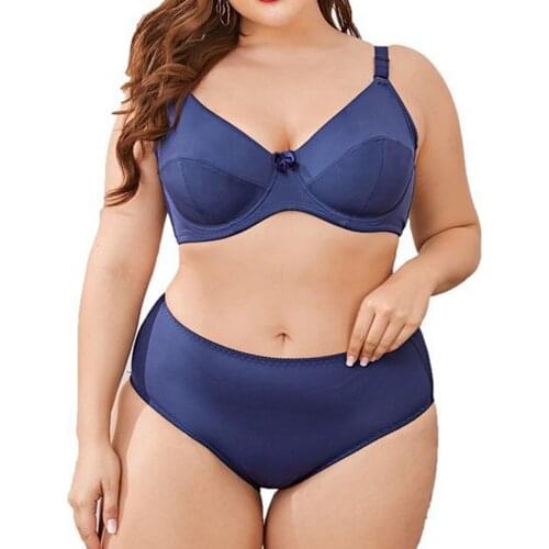 Sexy Lingerie Briefs Suit For Women Push Up Underwire Underwear Sexy Cozy Large Bosom Plus Size Female Bra And Panty Sets Tops