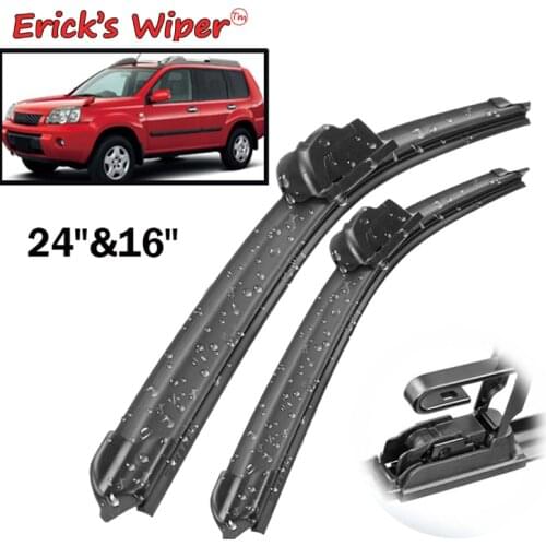 Ericks Wiper Front Wiper Blades For Nissan X-Trail T30 2000 - 2007 Windshield Windscreen Front Window 24"+16"