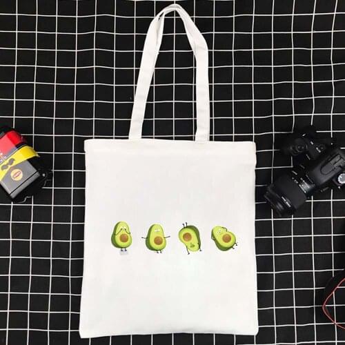 Foldable Womens Bag Reusable Canvas Bags Large Capacity Supermarket Shopping Bag Eco-friendly Beach Bag High Quality Handbag