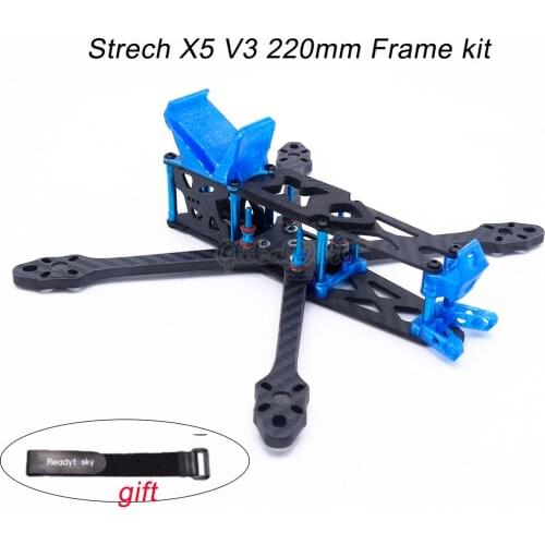 Strech X5 V3 220 Carbon Fiber Frame Kit 220mm with 5.5mm Thickness Arm For FPV RC Racing Drone Quadcopter