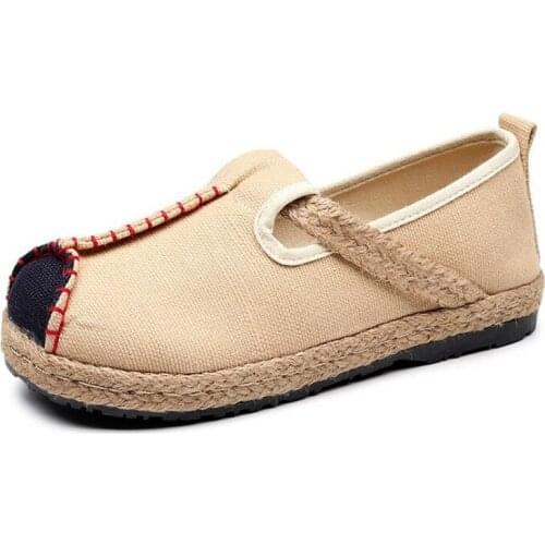 Womens flat shoes summer womens low-heeled low-heel casual flat shoes womens loafers soft nurse ballet shoes