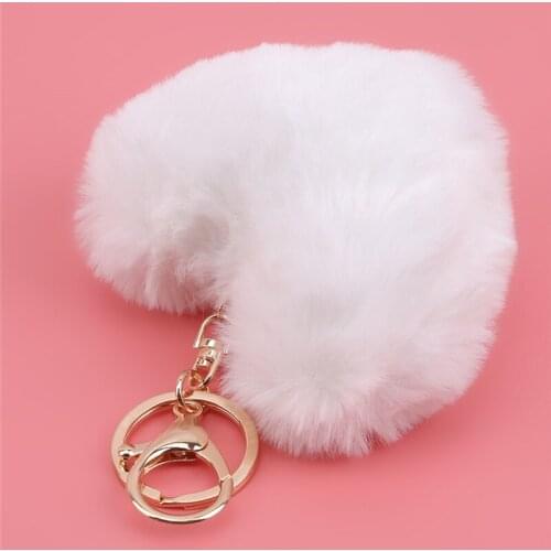 Women Key Chains Bag Accessories Car Key Ring Pendant Lovely Heart Keychains Heart Chain Cute Gift