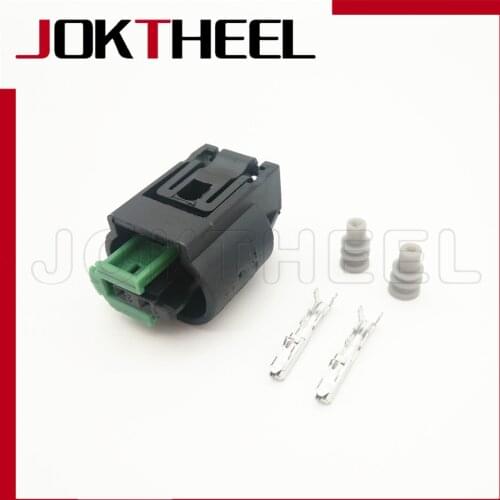 1/5/10/20 sets kit TE tyco AMP 2 pin female engine coolant water temperature sensor plug wire connector for BMW Buick 1-967644-1