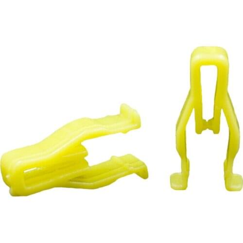 100pcs Yellow Cowling Instrument Cover, Bar & Fairing Snap Clips Retainer for Hyundai Chery BYD