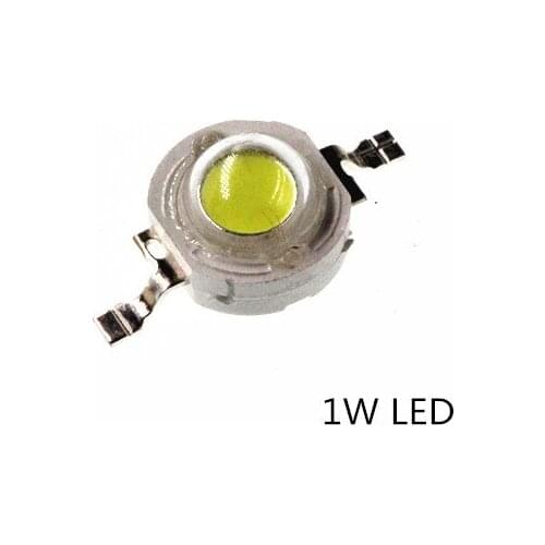 20pcs High Power LED Diodes 1W White Ultra Bright 3000K 100-120lm Brightness 1Watt LED Diodo 1-W Diod Warm White Beads Lampada