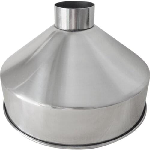 304 stainless steel large wide-bore large funnel grain food industrial refining machinery funnel 24 CM 28 CM