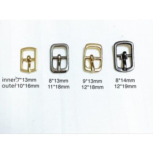 50PCS inner 7MM 8mm 9mm Diy bjd blyth doll buckle shoes accessories mini ultra-small Japanese word buckle belt buckle