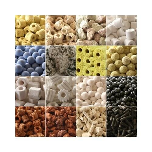 100G -420G Aquarium Filter Media Activated Carbon Ceramic Rings Bio Balls Clean Water Filter Material