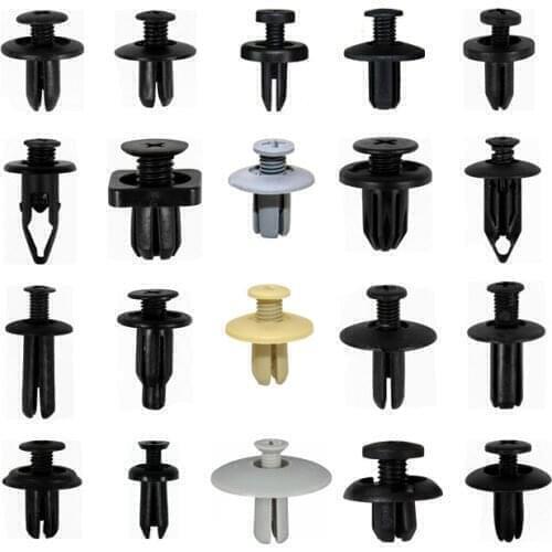 Car Mixed Universal Snap Button Kit Auto Truck Motorcycle Lorry Bus Screws Expansion Plastic Fastener Clip Rivet