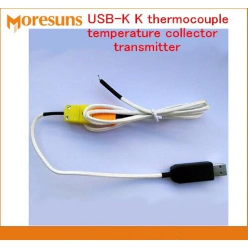Free driver USB-K K thermocouple temperature collector transmitter( can change the probe) Supports secondary development