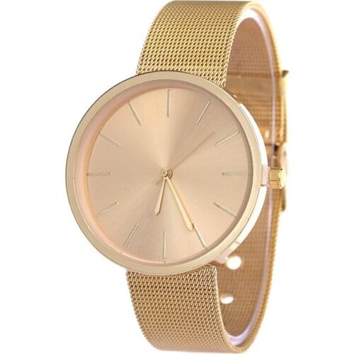 Fashion Casual Business Womens Quartz Wristwatch Steel Strap Dress Watches Womens Bracelet Watch Relogio Feminino Reloj Mujer