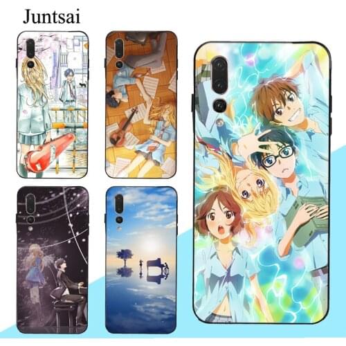 Your lie in April Anime Case For Huawei P20 P30 P40 Pro P10 Lite Mate 10 20 30 Lite P Smart 2019 Z