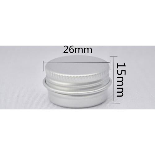 Colorful aluminum jar pink white black red rose gold silver color 5g 10g 20g 30g 50g 60g 100g 120g 150g 200g 250g