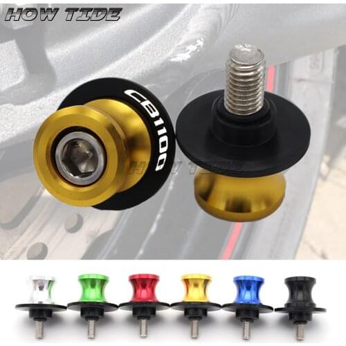 For HONDA CB1100 CB 1100 2010-2014 High quality motorcycle accessories CNC Aluminum Swingarm Spools Slider Stand Screws