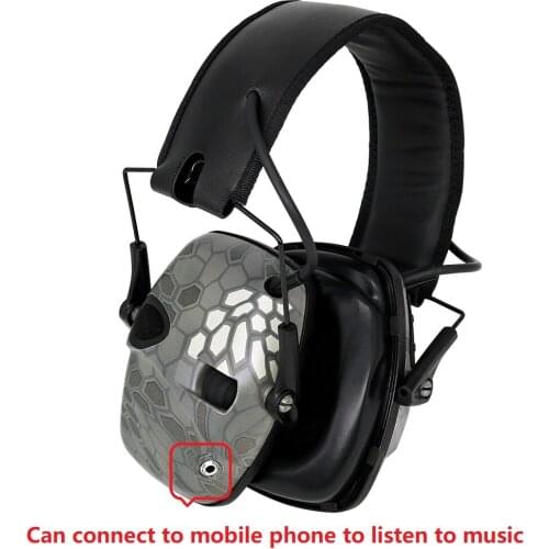 Electronic hearing protection hunting shooting earmuffs noise reduction protection sight sponge earmuffs tactical headphones