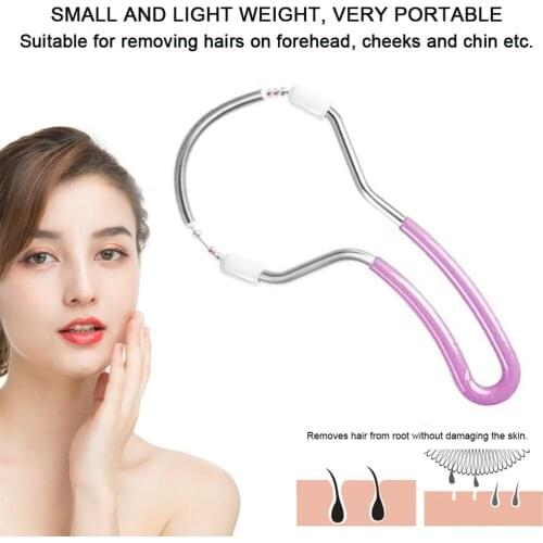 Ergonomic Design Women Face Facial Hair Remover Stick Lightweight Hair Removal Threading Beauty Care Tools Shaving Epilator